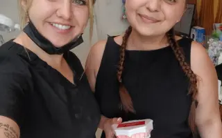 Nele na nové zuby