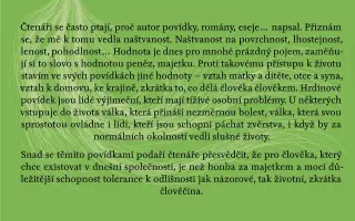 Podpořte vydání knihy povídek „A Bůh nikde“