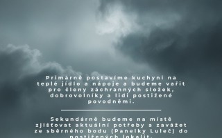 Dodávky plné pomoci - povodně Jeseník
