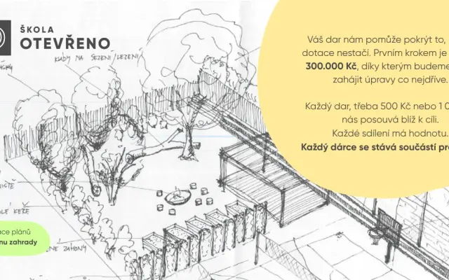 OTEVŘENÁ školní zahrada a školní hřiště