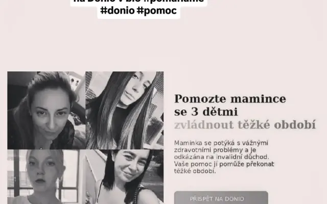 Šance na klidný život pro nemocnou maminku a její děti