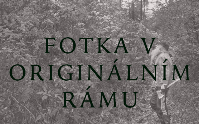 Fotka v originálním rámu
