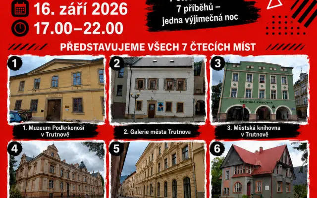 Pomozte Noci literatury v Trutnově 2026