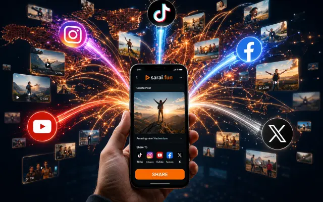 Jeden klik a jsi všude. Podpoř očekávaný světový projekt sarai.fun