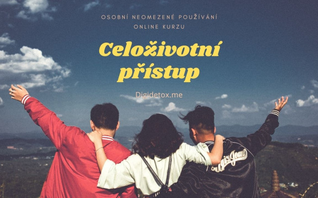 Celoživotní přístup k online kurzu (50% předprodejní cena)