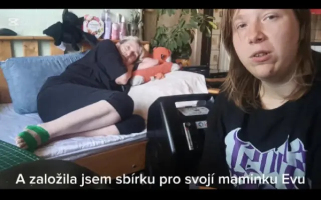 Pomoc pro maminku Evu: vozík a kyslík pro důstojný život