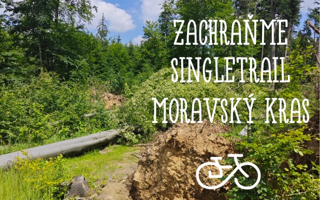 ZACHRAŇME SINGLETRAIL MORAVSKÝ KRAS JEDOVNICE