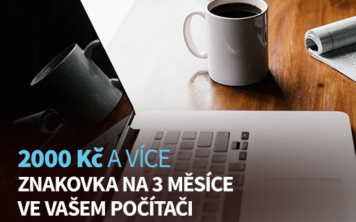Znakovka na 3 měsíce ve vašem počítači