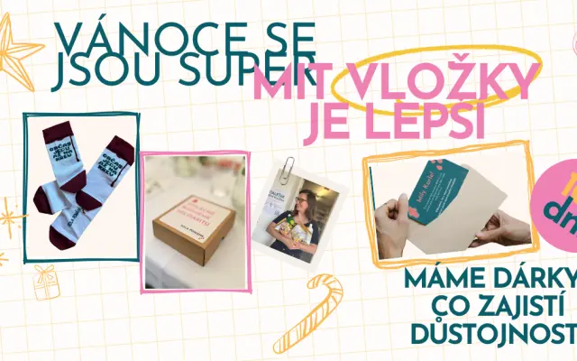 Vánoce jsou super, ale důstojná menstruace je lepší. Pomozte zajistit vložky!