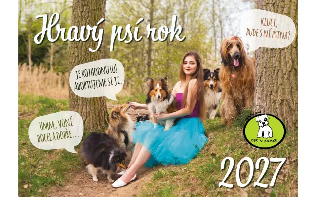 Podpořte tisk kalendářů 2027 na pomoc pejskům a kočičkám