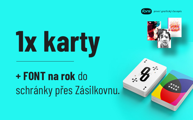 CMYK cards do schránky a předplatný FONTu