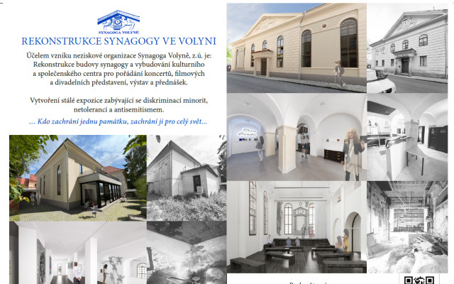 Rekonstrukce Synagogy Volyně a vytvoření kulturního centra