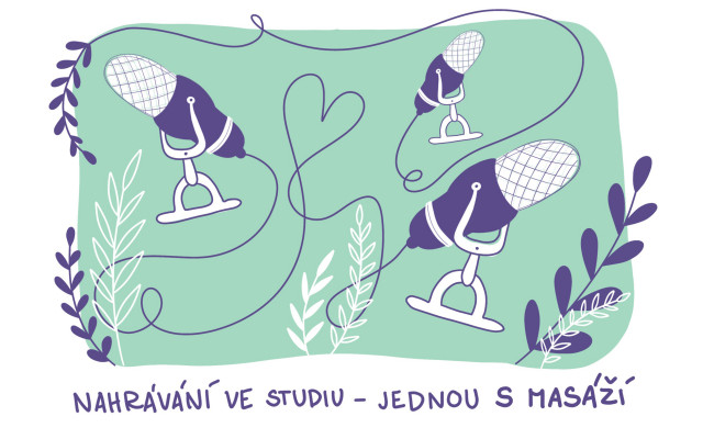 Nahrávání ve studiu - JEDNOU s masáží