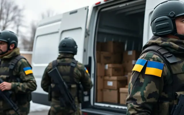 Zdravotnické a taktické zásoby pro zdravotníky na Donbase