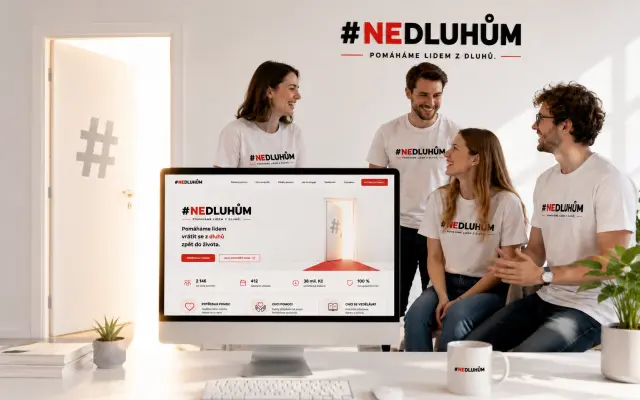 #NEDLUHŮM – Budujeme online systém odborné pomoci lidem v dluhové pasti