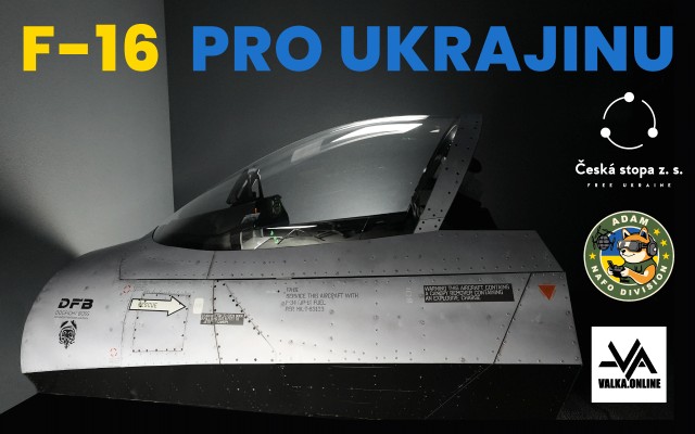 Letecký simulátor F-16 pro Ukrajinu / F-16 flight simulator for Ukraine