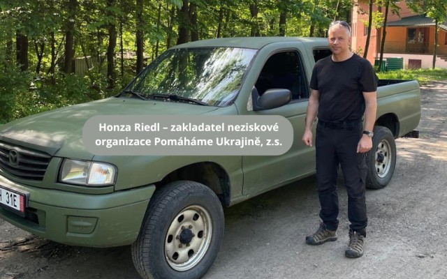 Terénní auto, které bude zachraňovat ukrajinské vojáky před rusským agresorem