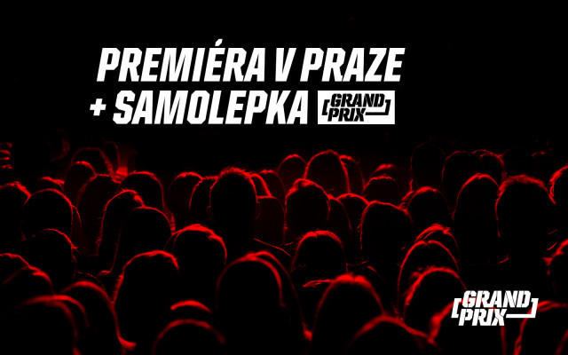 Účast na slavnostní premiéře v Praze + samolepka