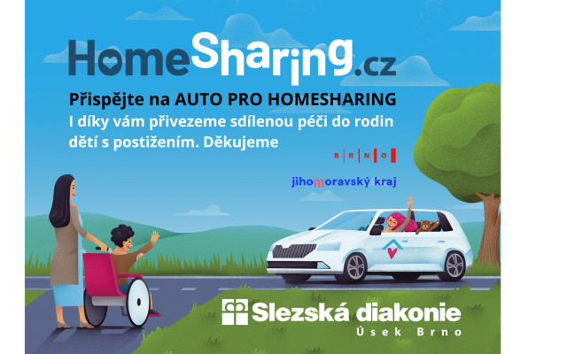 Pomozte nám pořídit auto pro homesharing