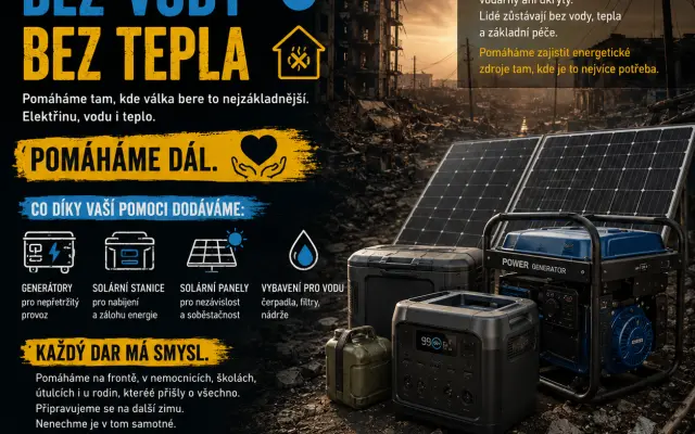 Bez světla. Bez vody. Bez tepla.