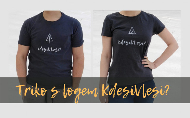 Triko s logem KdesiVlesi?