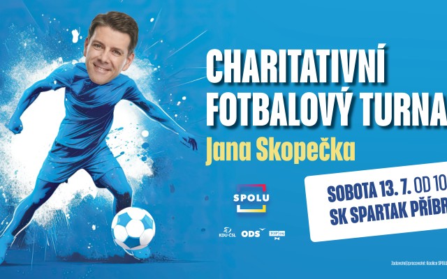 Charitativní fotbalový turnaj Jana Skopečka v Příbrami