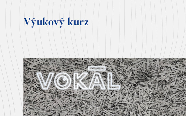 Výukový kurz