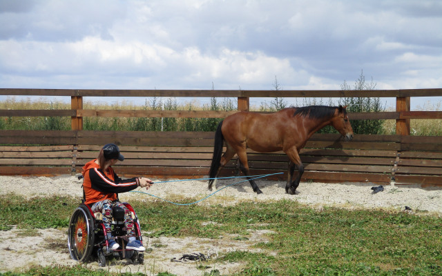 Rampa k hiporehabilitaci pro handicapované jezdce