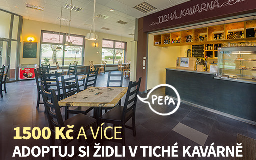 Adoptuj si židli v Tiché kavárně