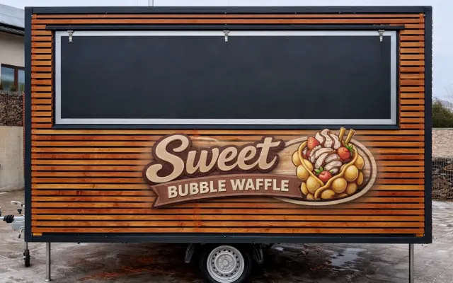 Podpořte rozjezd našeho foodtrucku Sweet Bubble Waffle!