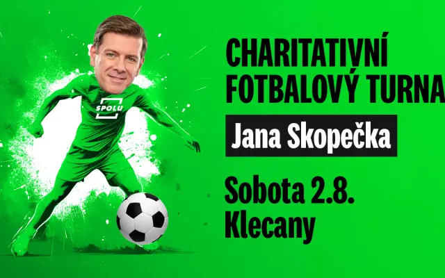 Charitativní fotbalový turnaj Jana Skopečka v Klecanech