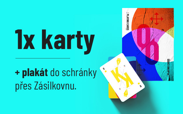 CMYK cards do schránky s plakátem