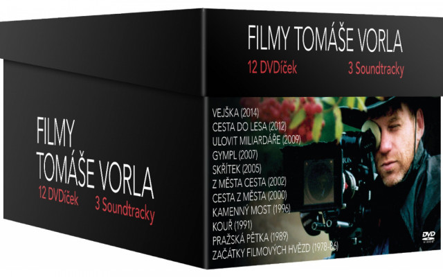 DVD box podepsaný Tomášem Vorlem