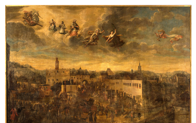 Tiziano Gobelínů malíře Tiziana na zámku Brtnice