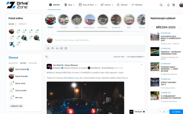 Rozjeďte s námi sociální síť pro motoristy