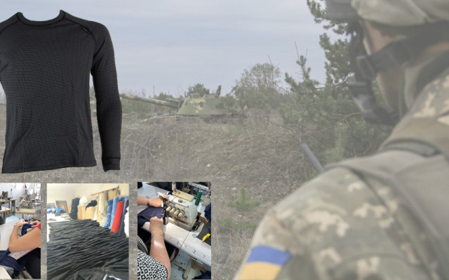 Funkční prádlo a mikiny pro Ukrajinskou Armádu