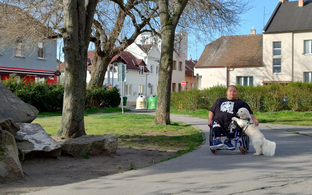 Elektrický pohon pro Michalův invalidní vozík