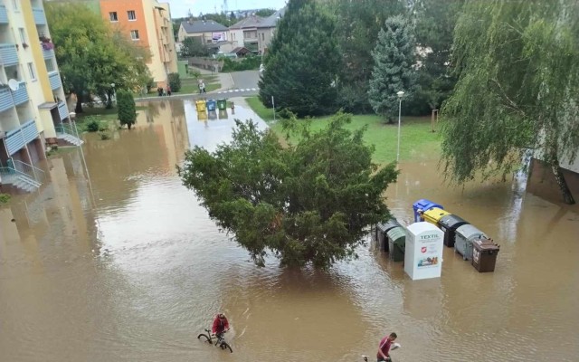 Pomoc lidem postiženým povodněmi na Opavsku