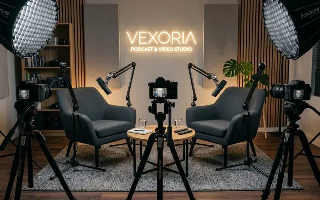 Rozjeďte s námi VEXORIA Studio: První podcastové a video studio v Hranicích!