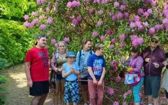 Bezpečná zahrada pro klienty Denního centra Žirafa