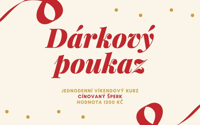 Dárkový poukaz na Kurz šperku