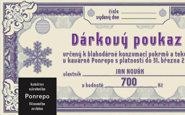 Poukaz ke konzumaci v kavárně