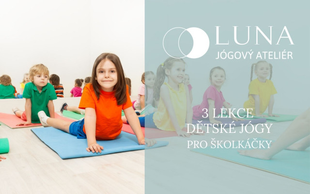 3 lekce dětské jógy pro věk cca 3-6 let