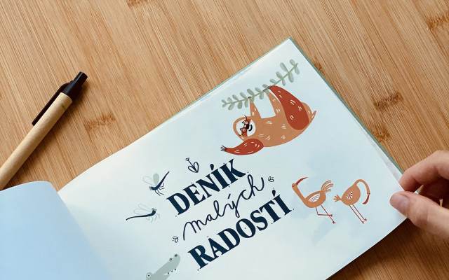 Deník malých radostí s osobním vyzvednutím v Ostravě pro 50 nejrychlejších