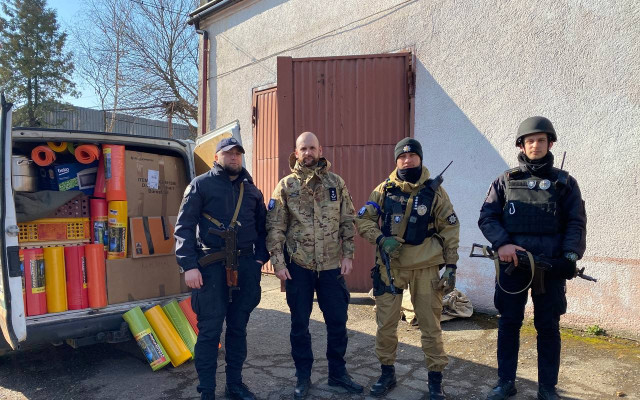 Hmotná pomoc pro Policii města Užhorod/ Zakarpatská Ukrajina