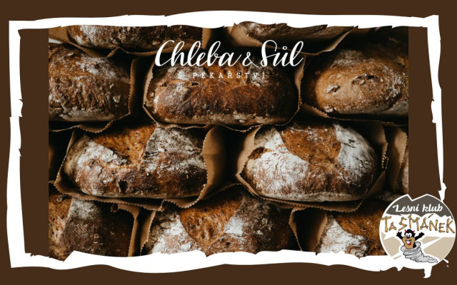 Dárkový poukaz na 2 kvasové chleby dle vlastního výběru z nabídky pekařství Chleba a sůl