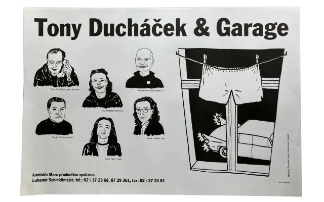 Plakát Tony Ducháček & Garage 84x60 cm