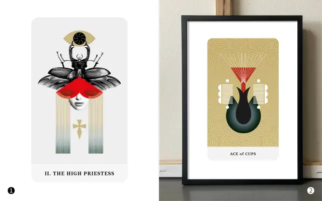Tarot na zeď A4