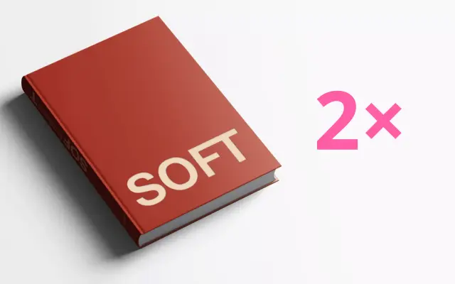 1x COUPLE: 2 knihy Soft + poštovné