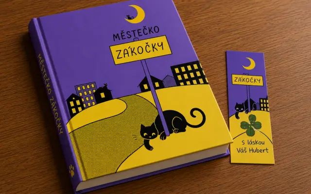 Kniha a limitovaná záložka pro štěstí